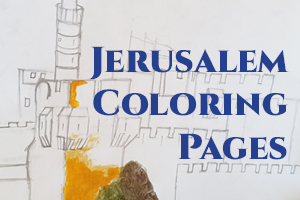 Jerusalem coloring pages