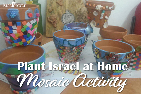 Plant Israel at Home Mosaics Activity
