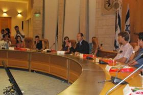 SCIL participants meeting with Jerusalem Mayor Nir Barkat