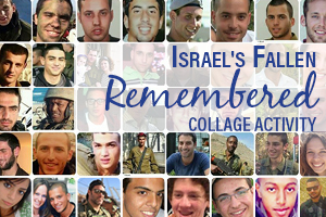 Israel’s Fallen, Remembered - Collage Activity